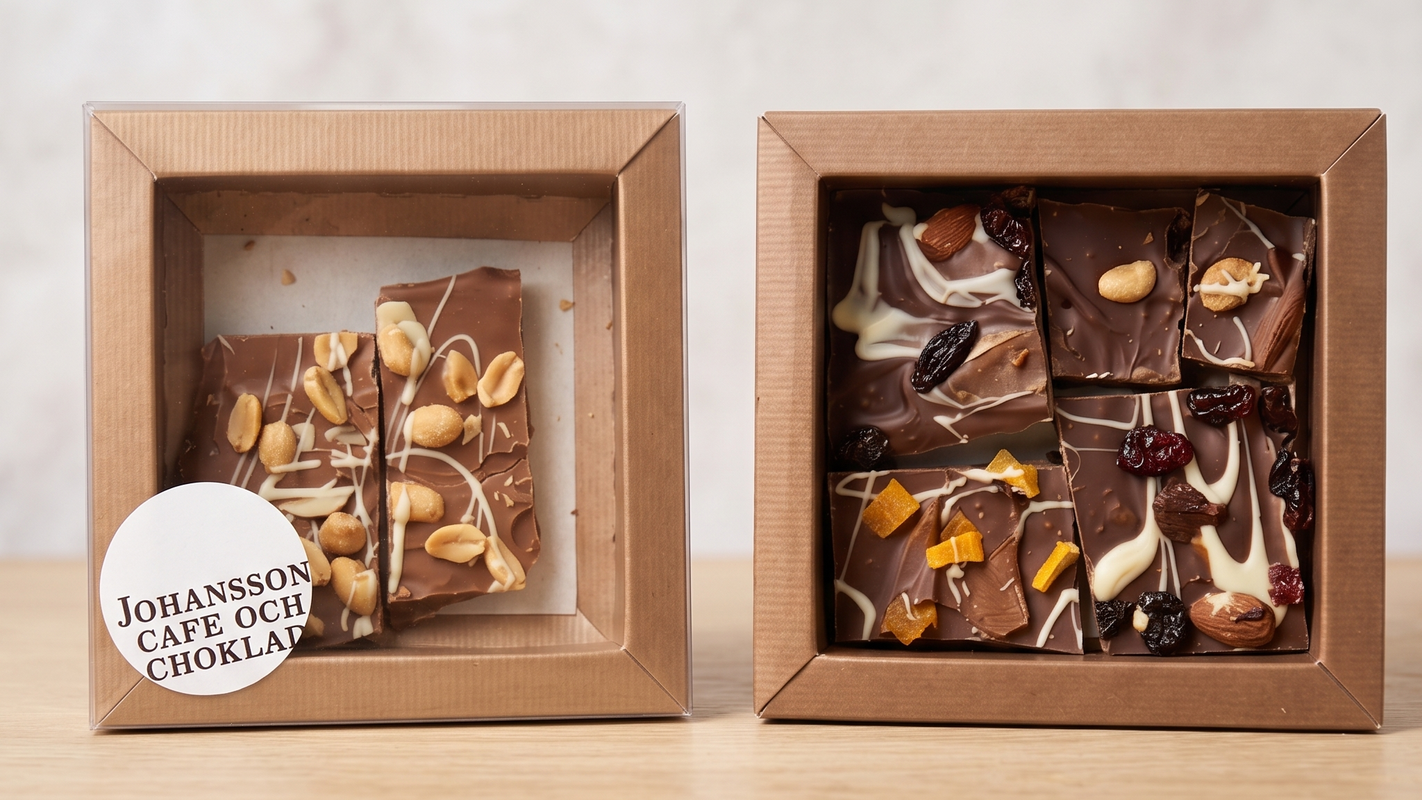 Chokladbars från Johanssons Café & Choklad
